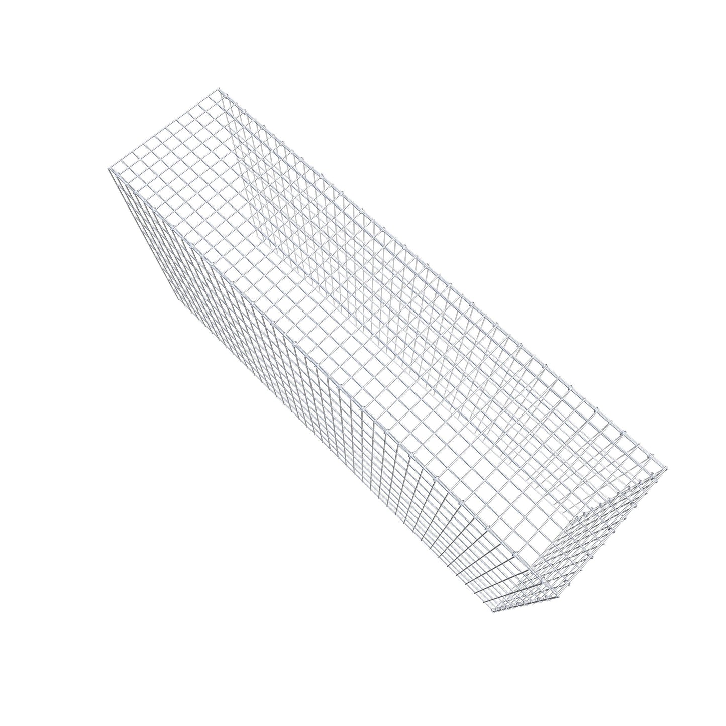 Extra gabion typ 4 200 cm x 100 cm x 50 cm (L x H x D), maskstorlek 5 cm x 10 cm, C-ring