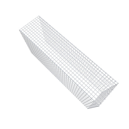 Extra gabion typ 4 200 cm x 100 cm x 50 cm (L x H x D), maskstorlek 5 cm x 10 cm, C-ring