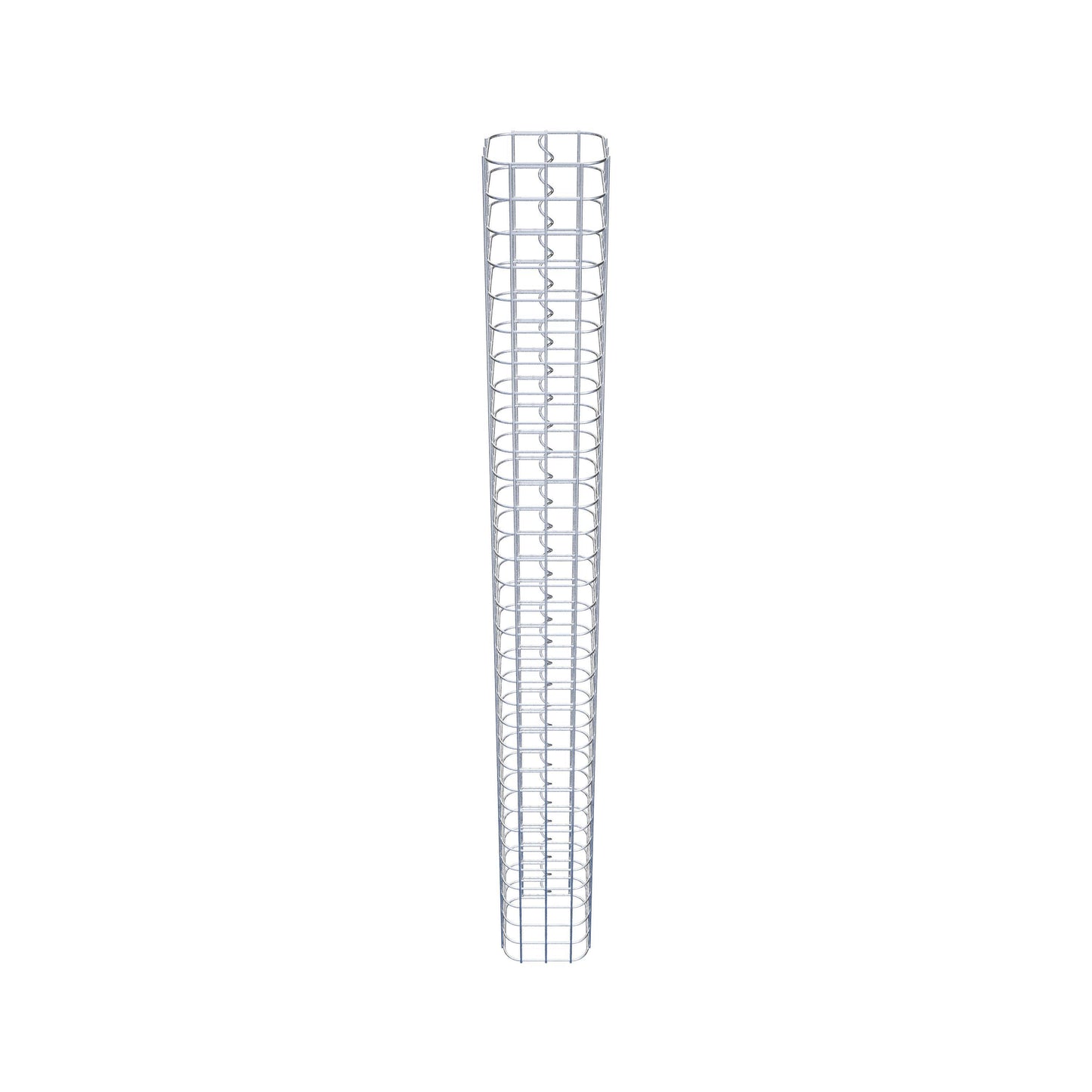 Gabionpelare fyrkant 17 cm x 17 cm, 160 cm hög, MW 5 cm x 5 cm