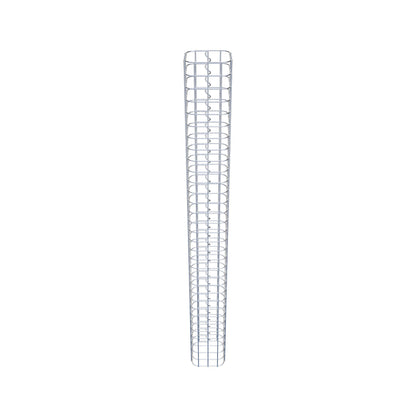 Gabionpelare fyrkant 17 cm x 17 cm, 160 cm hög, MW 5 cm x 5 cm