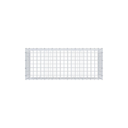 Gabion 100 cm x 40 cm x 40 cm (L x H x P), mailles 5 cm x 5 cm, anneau en C