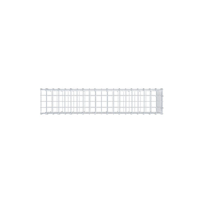 Monteret gabion type 2 100 cm x 30 cm x 20 cm (L x H x D), maskestørrelse 5 cm x 5 cm, C-ring