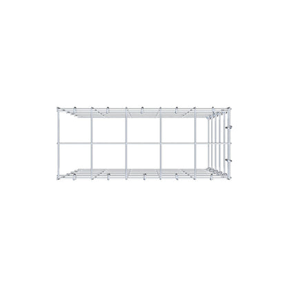 Gavión adicional tipo 4 50 cm x 50 cm x 20 cm (L x A x P), malla 10 cm x 10 cm, anillo en C