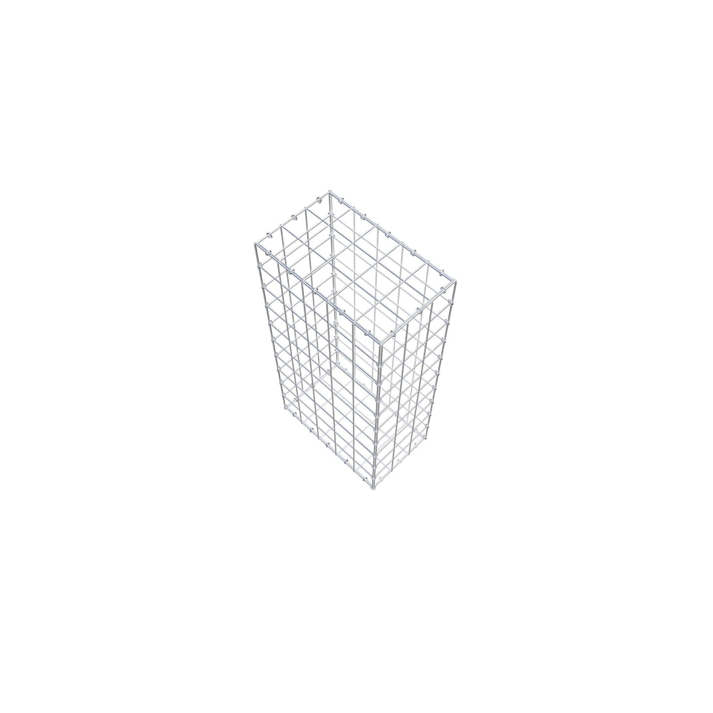 Gabion 100 cm x 50 cm x 30 cm (L x H x D), maskstorlek 10 cm x 10 cm, C-ring