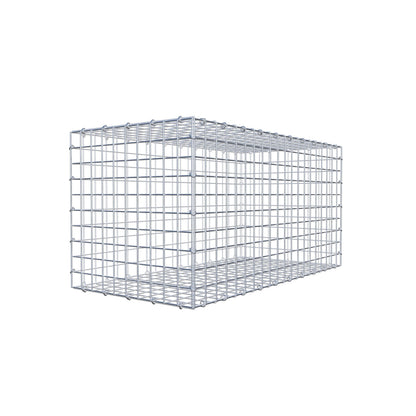 Gavión 100 cm x 50 cm x 50 cm (L x A x P), luz de malla 5 cm x 5 cm, anillo en C
