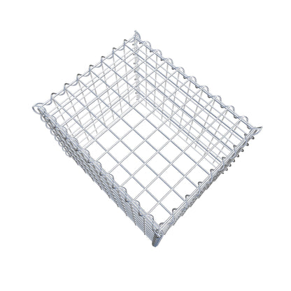 Grown-on gabion type 3 50 cm x 40 cm x 40 cm (L x H x D), mesh size 5 cm x 5 cm, spiral