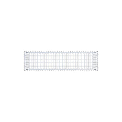Gabion 200 cm x 100 cm x 50 cm (L x H x D), maskstorlek 5 cm x 10 cm, spiral