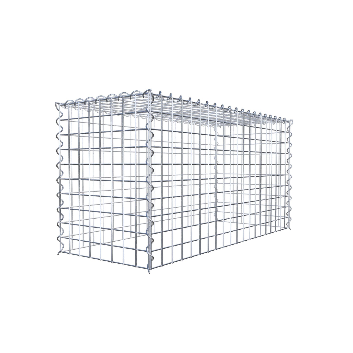 Gavión complementario tipo 3 100 cm x 50 cm x 40 cm (L x A x P), malla 5 cm x 5 cm, espiral