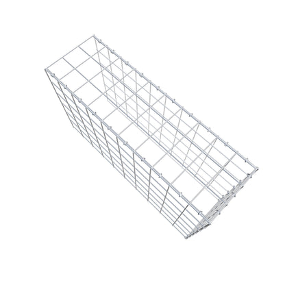 Fourche rapportée type 4 100 cm x 60 cm x 30 cm (L x H x P), maille 10 cm x 10 cm, anneau en C