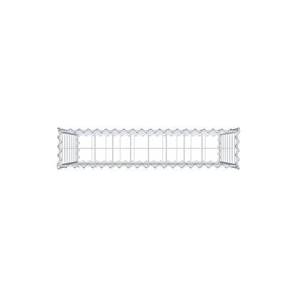 Gabion 100 cm x 80 cm x 20 cm (L x H x D), maskstorlek 10 cm x 10 cm, spiral