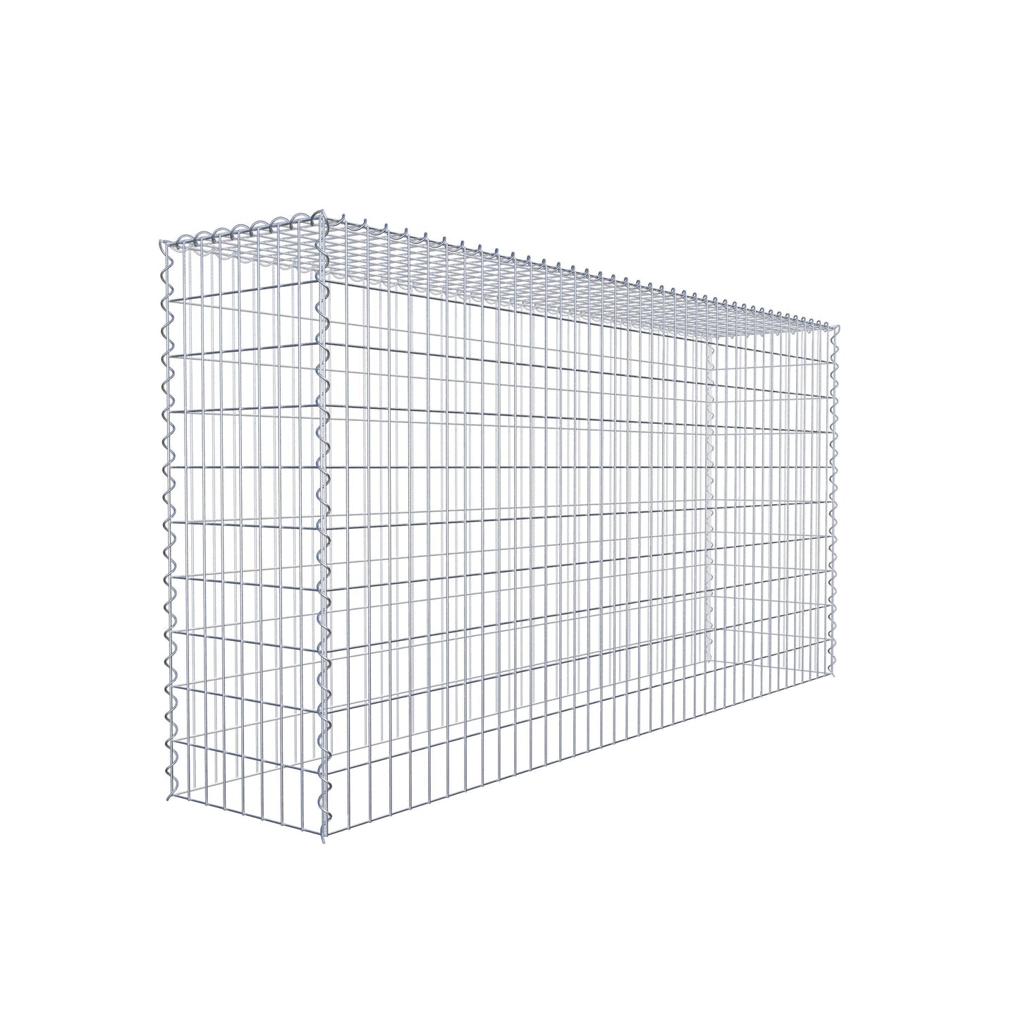 Extra gabion typ 3 200 cm x 100 cm x 40 cm (L x H x D), maskstorlek 5 cm x 10 cm, spiral