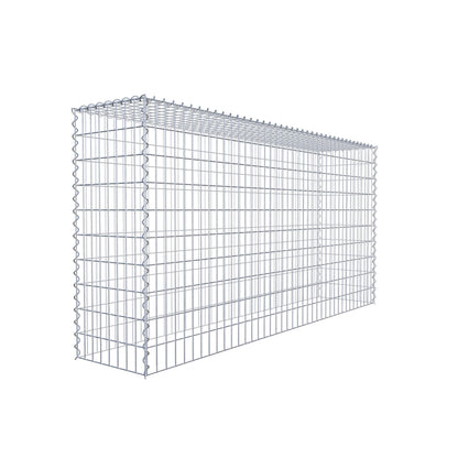 Extra gabion typ 3 200 cm x 100 cm x 40 cm (L x H x D), maskstorlek 5 cm x 10 cm, spiral