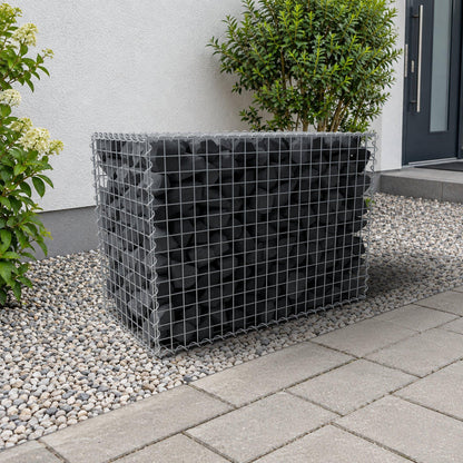 Gabione 100 cm x 70 cm x 50 cm (L x H x T), Maschenweite 5 cm x 5 cm, Spirale