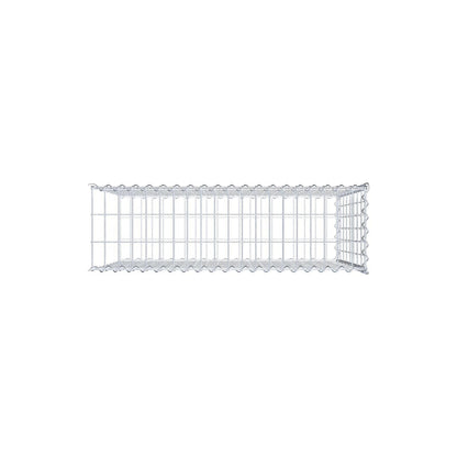 Påväxt gabion typ 2 100 cm x 80 cm x 30 cm (L x H x D), maskstorlek 5 cm x 10 cm, spiral