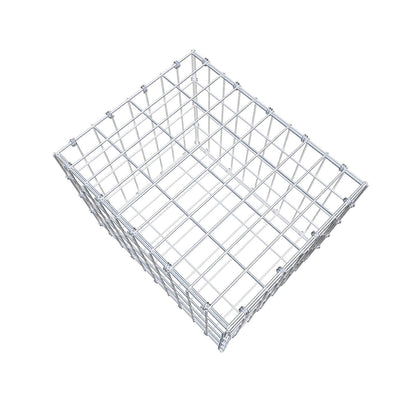Gabion 50 cm x 40 cm x 40 cm (L x H x D), maskstorlek 5 x 10 cm, spiralring