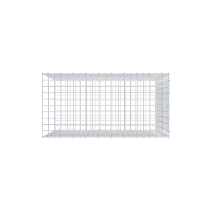 Anbaugabione Typ 2 100 cm x 80 cm x 50 cm (L x H x T), Maschenweite 5 cm x 5 cm, C-Ring