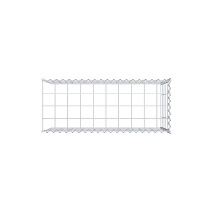 Opvokset gabion type 4 100 cm x 50 cm x 40 cm (L x H x D), maskestørrelse 10 cm x 10 cm, spiral