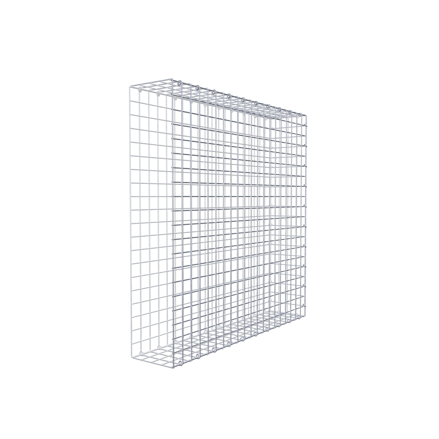 Gavión adicional tipo 2 100 cm x 100 cm x 20 cm (L x A x P), malla 5 cm x 5 cm, anillo en C