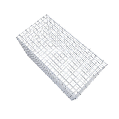 Gabion 100 cm x 60 cm x 50 cm (L x H x D), maskstorlek 5 x 5 cm, spiralring
