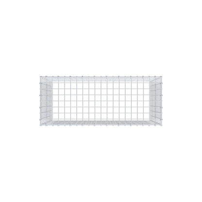 Gabião Tipo 3 100 cm x 70 cm x 40 cm (C x A x P), malhagem 5 cm x 5 cm, anel C