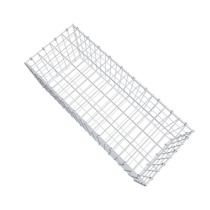 Gabione 100 cm x 40 cm x 40 cm (L x H x T), Maschenweite 5 x 10 cm, Spiralring