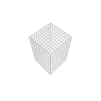 Schanskorf 80 cm x 50 cm x 50 cm (L x H x D), maaswijdte 5 cm x 10 cm, C-ring