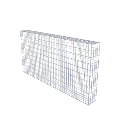 Gabião 200 cm x 100 cm x 20 cm (C x A x P), malhagem 5 cm x 10 cm, anel C