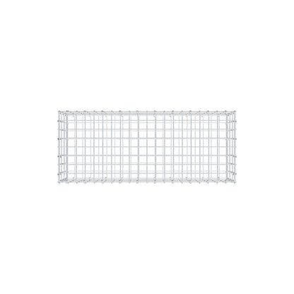 Gabbione 100 cm x 30 cm x 40 cm (L x H x P), maglia 5 cm x 10 cm, anello a C
