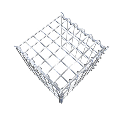 Gabion rapporté type 4 30 cm x 30 cm x 30 cm (L x H x P), mailles 5 cm x 10 cm, spirale