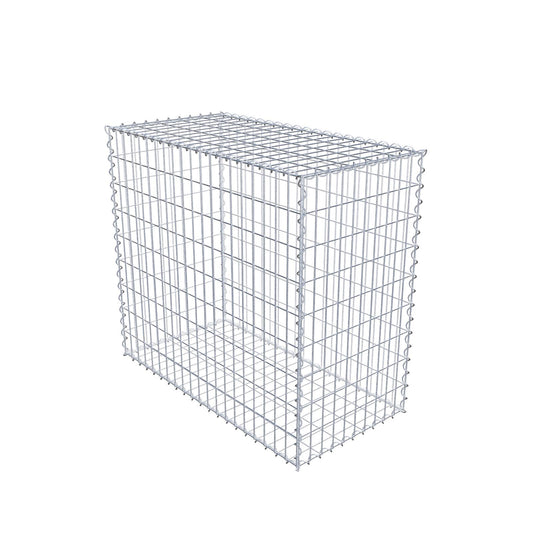 Gabione 100 cm x 90 cm x 50 cm (L x H x T), Maschenweite 5 cm x 10 cm, Spirale