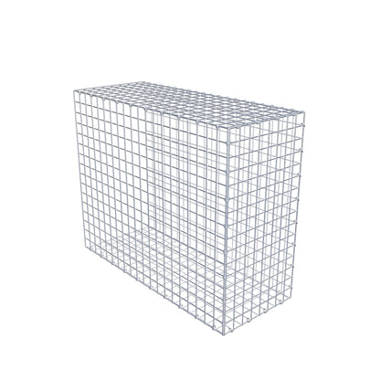 Gavión complementario de tipo 2 100 cm x 80 cm x 40 cm (largo x alto x fondo), malla 5 cm x 5 cm, anillo en C