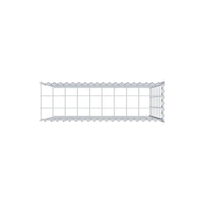 Påväxt gabion typ 4 100 cm x 90 cm x 30 cm (L x H x D), maskstorlek 10 cm x 10 cm, spiral