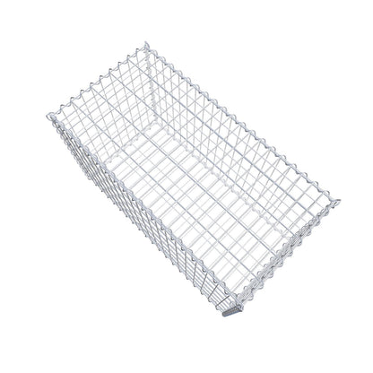 Gabion 100 cm x 60 cm x 50 cm (L x H x D), mesh size 5 cm x 10 cm, spiral