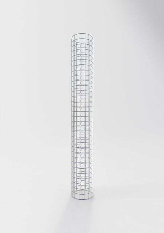 Gabionensäule rund 22 cm Durchmesser, 160 cm Höhe, Maschenweite 5 cm x 5 cm