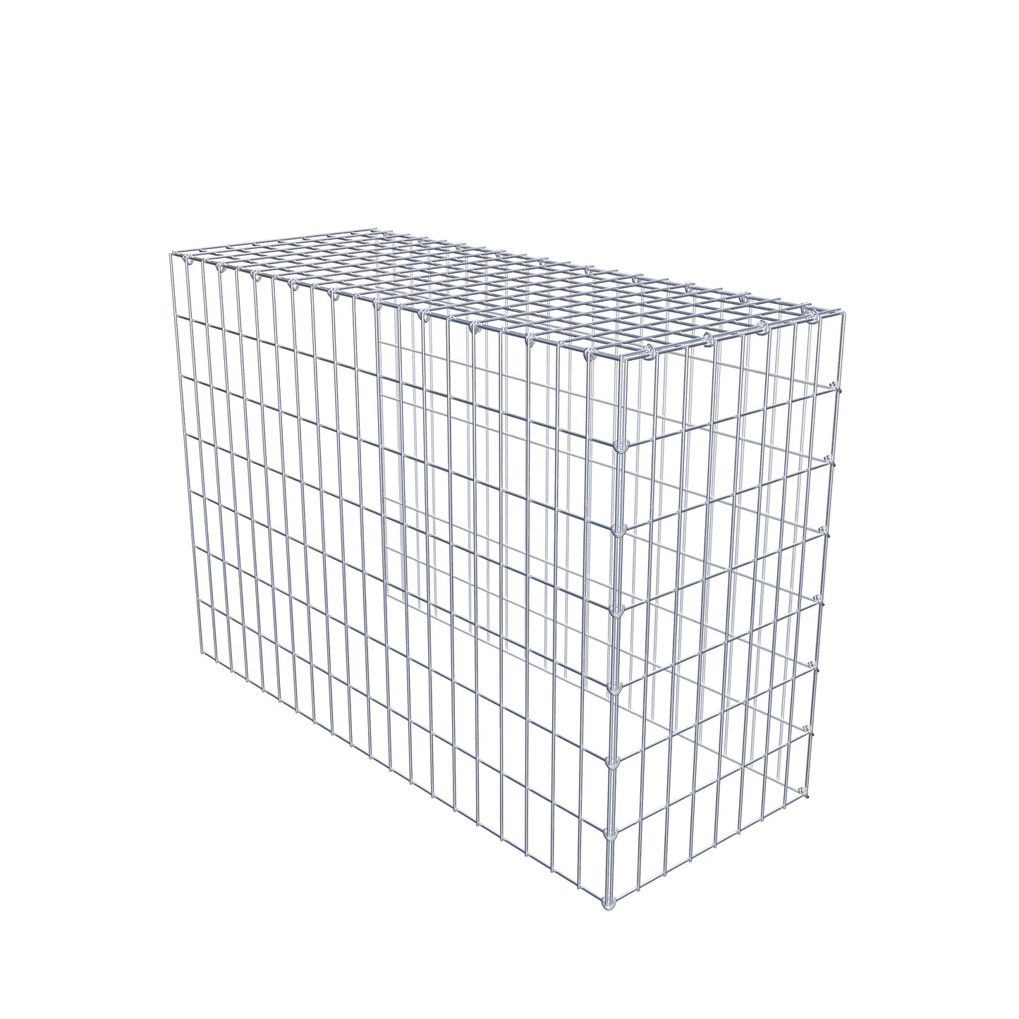 Anbaugabione Typ 4 100 cm x 70 cm x 40 cm (L x H x T), Maschenweite 5 cm x 10 cm, C-Ring