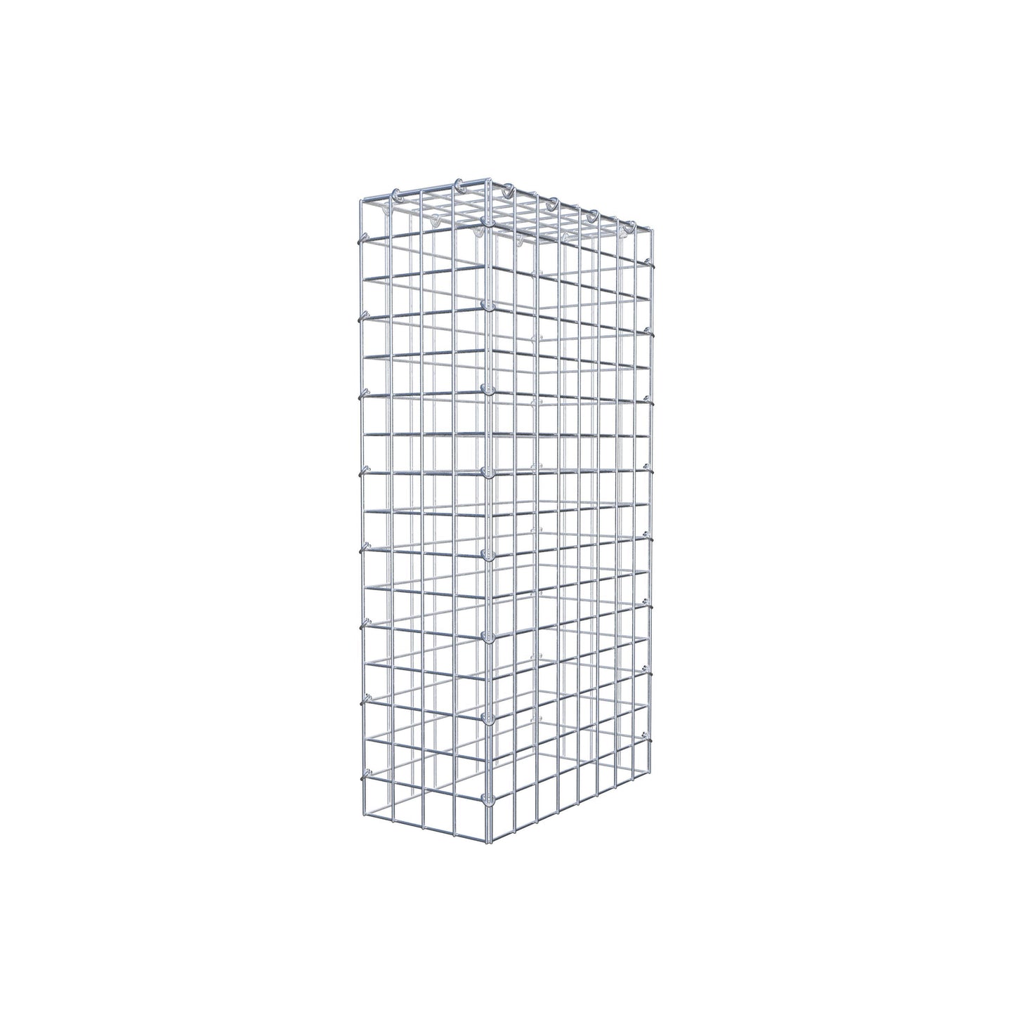 Anbaugabione Typ 3 80 cm x 40 cm x 20 cm (L x H x T), Maschenweite 5 cm x 5 cm, C-Ring