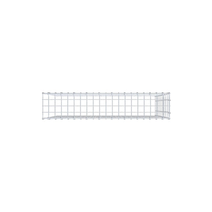 Anbaugabione Typ 4 100 cm x 90 cm x 20 cm (L x H x T), Maschenweite 5 cm x 10 cm, C-Ring