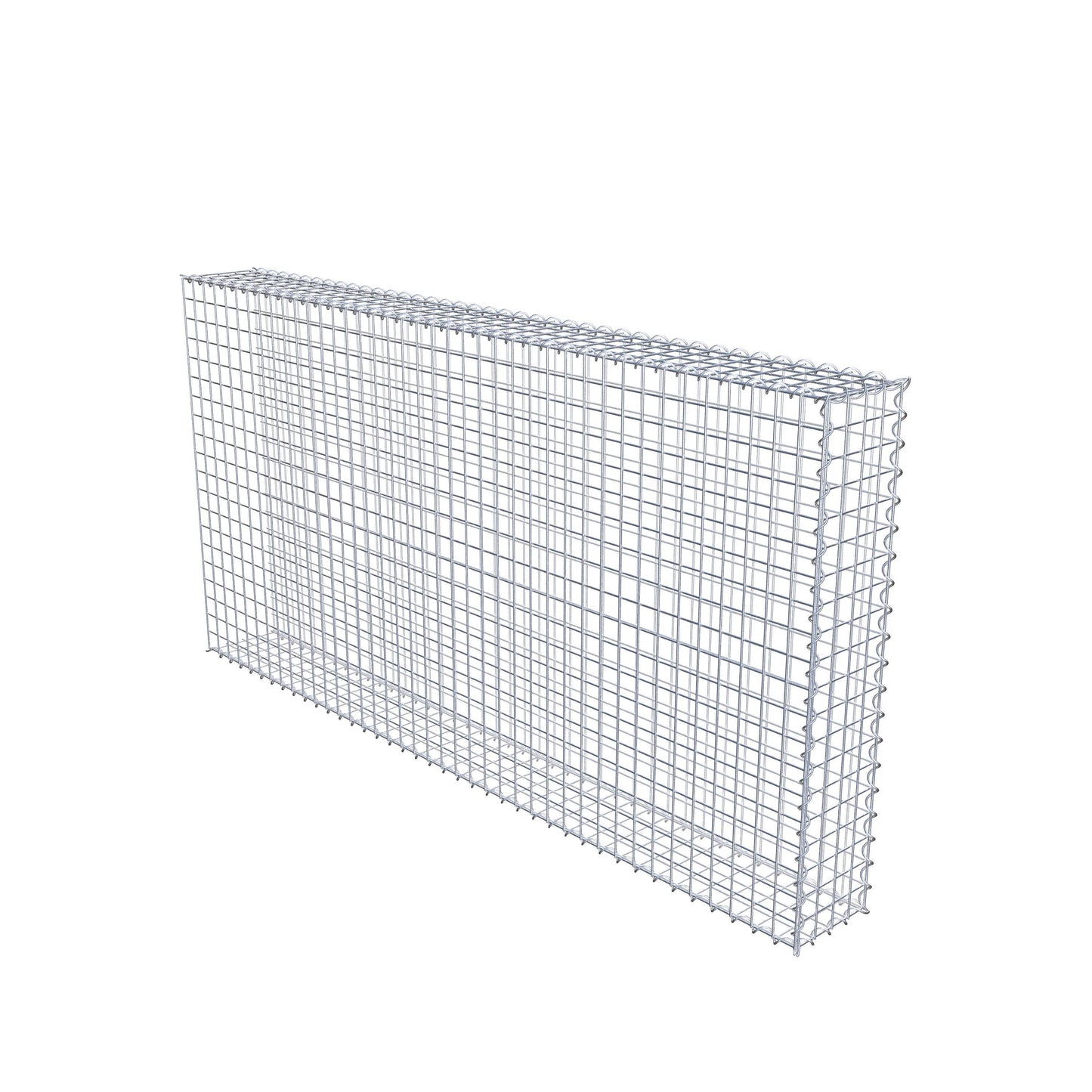 Extra gabion typ 2 200 cm x 100 cm x 20 cm (L x H x D), maskstorlek 5 cm x 5 cm, spiral