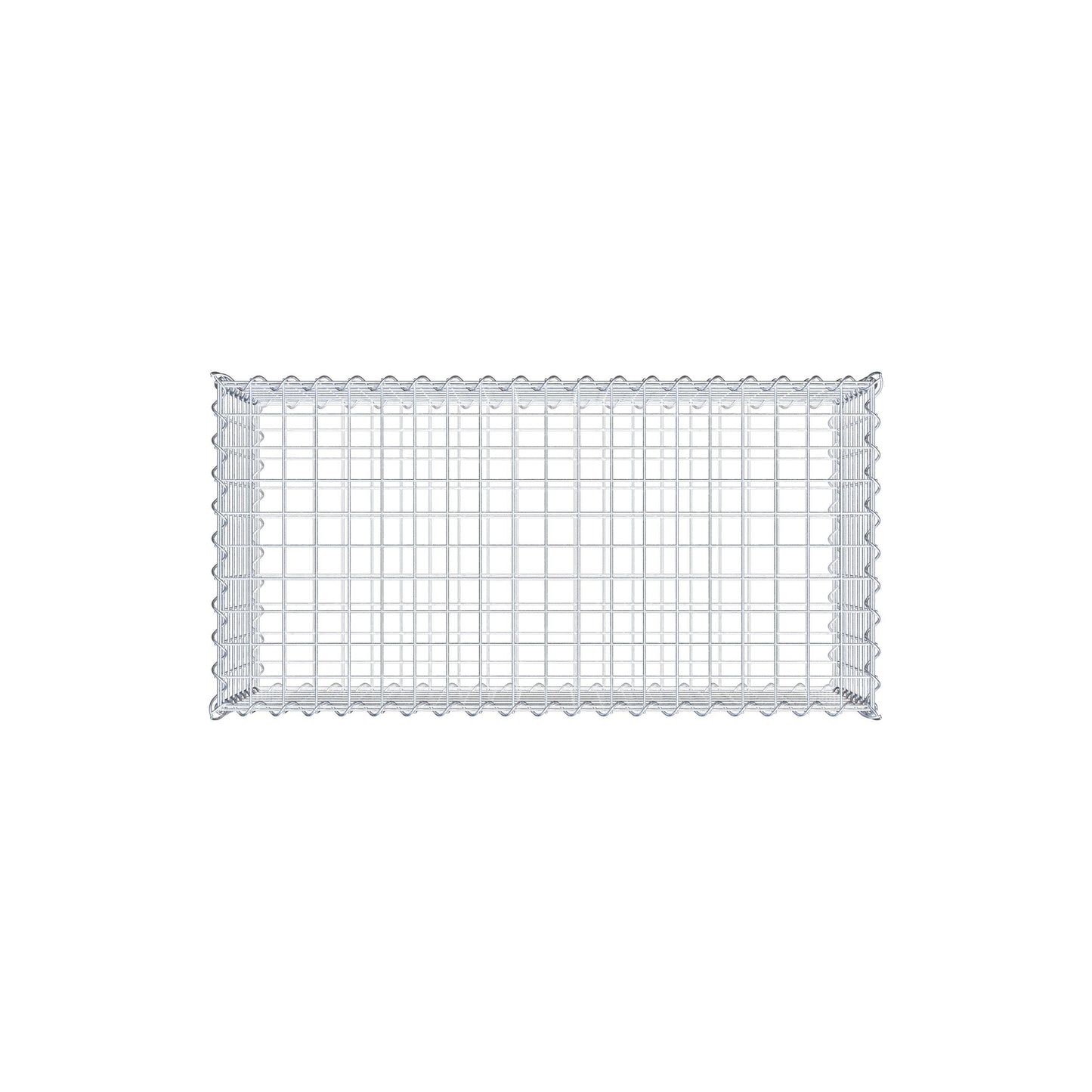 Gabion 100 cm x 40 cm x 50 cm (L x H x P), mailles 5 cm x 5 cm, spirale