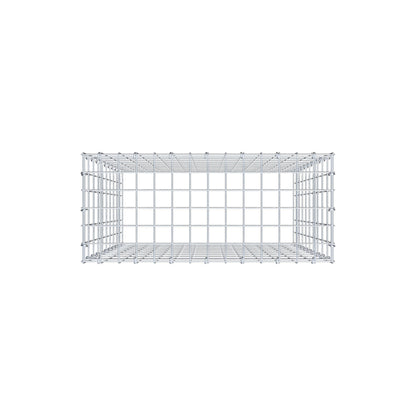 Gabião Tipo 3 100 cm x 70 cm x 30 cm (C x A x P), malhagem 5 cm x 10 cm, anel C