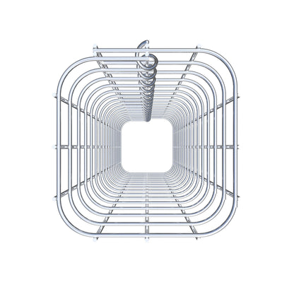 Colonne de gabion carrée 17 cm x 17 cm, hauteur 80 cm, MW 5 cm x 5 cm