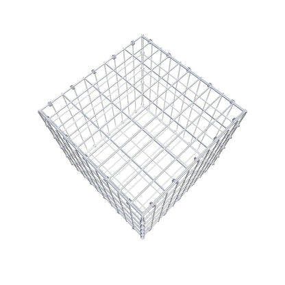 Gabbione 50 cm x 50 cm x 50 cm (L x H x P), maglia 5 x 10 cm, anello a spirale