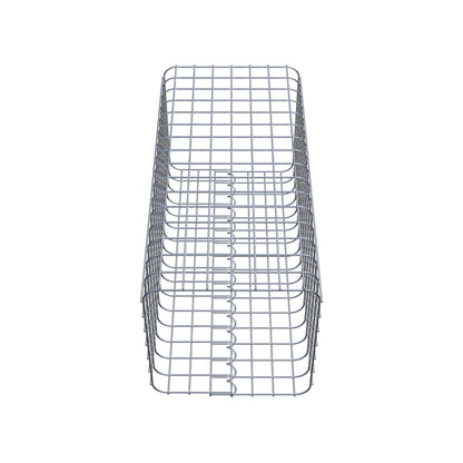 Gabionensäule eckig 37 cm x 37 cm, 80 cm Höhe, MW 5 cm x 5 cm