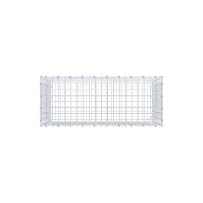 Schanskorf 100 cm x 60 cm x 40 cm (L x H x D), maaswijdte 5 x 5 cm, spiraalring