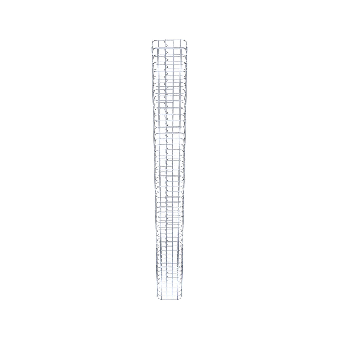 Gabionpelare vinklad 22 cm x 22 cm, 230 cm höjd, MW 5 cm x 5 cm