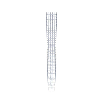 Gabionpelare vinklad 22 cm x 22 cm, 230 cm höjd, MW 5 cm x 5 cm