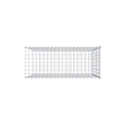 Extra gabion typ 2 100 cm x 90 cm x 40 cm (L x H x D), maskstorlek 5 cm x 10 cm, spiral