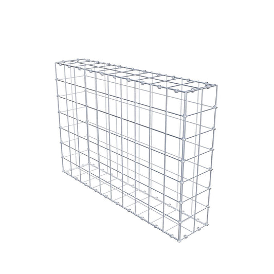Gabion 100 cm x 70 cm x 20 cm (L x H x D), maskestørrelse 10 x 10 cm, spiralring