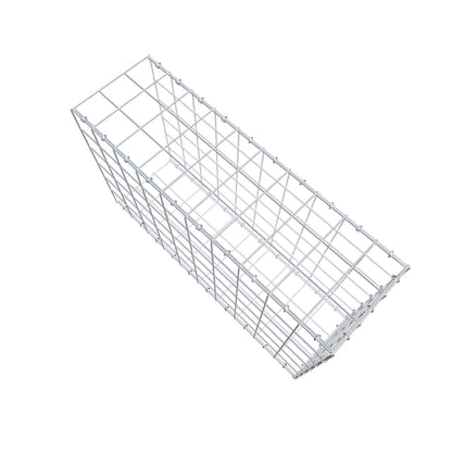 Gavión complementario de tipo 2 100 cm x 60 cm x 30 cm (largo x alto x fondo), malla 10 cm x 10 cm, anillo en C