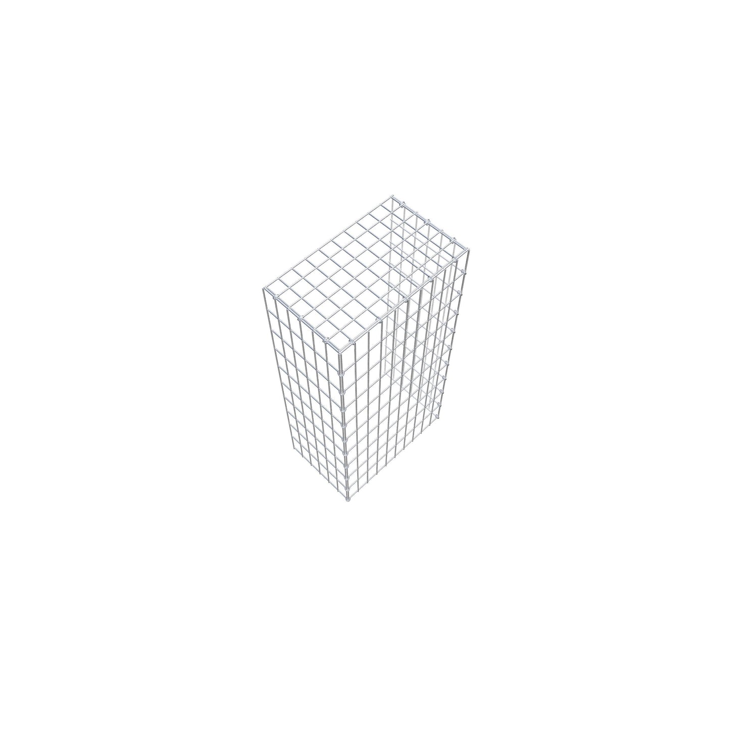 Gabião Tipo 4 100 cm x 30 cm x 50 cm (C x A x P), malhagem 5 cm x 10 cm, anel C